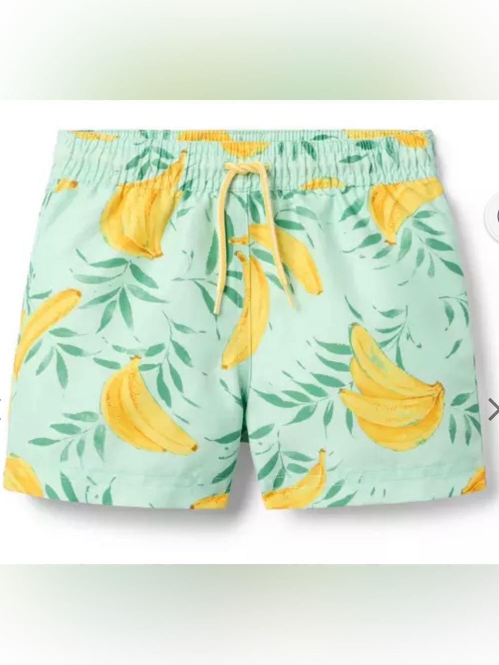 Janie and Jack Banana Swim Trunk